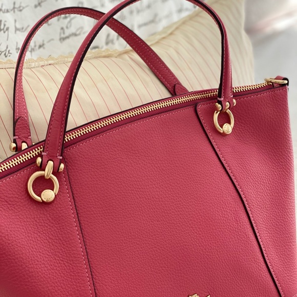 🆕 COACH | Pink Strawberry Haze Purse Satchel & Snap Wallet Bundle - Picture 3 of 16